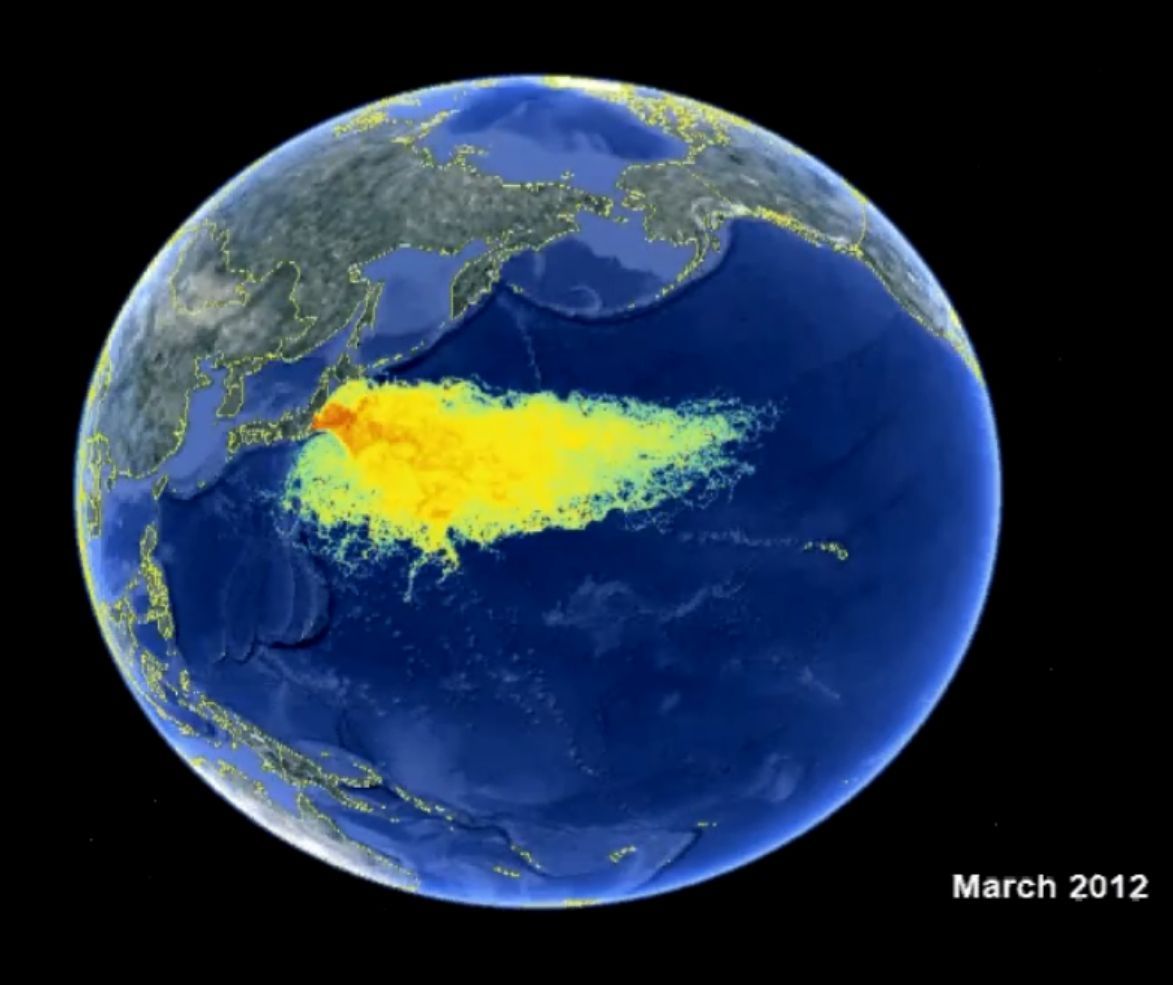 Fukušimou kontaminovaný plankton se šíří oceánem