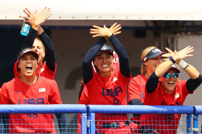 Softbal na olympiádě v Tokiu: USA vs. Itálie