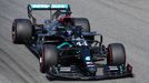 Lewis Hamilton v Mercedesu  ve Velké ceně Itálie formule 1 2020