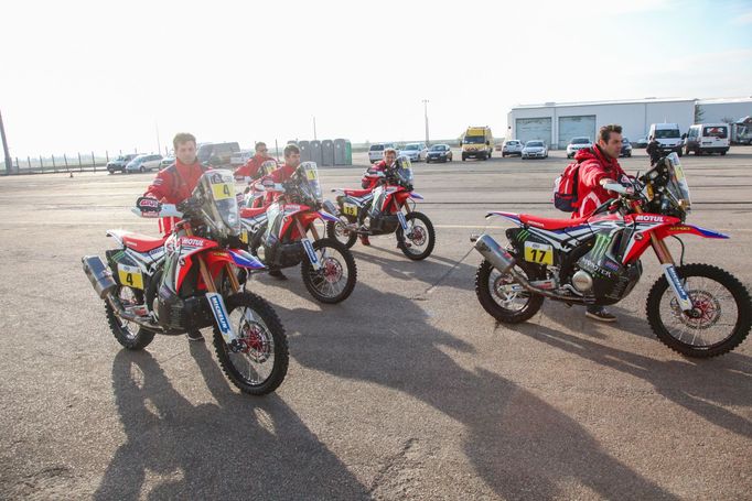 Rallye Dakar 2017, odjez z Le Havre: Honda