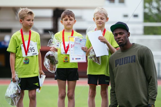 Usain Bolt na Čokoládové tretře 2016