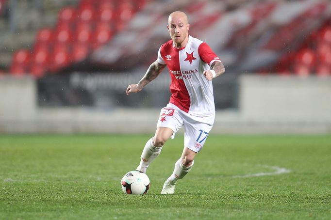 24. kolo HET ligy, Slavia - Karviná: Miroslav Stoch