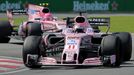 F1, VC Kanady: Sergio Pérez a Esteban Ocon, Force Inda