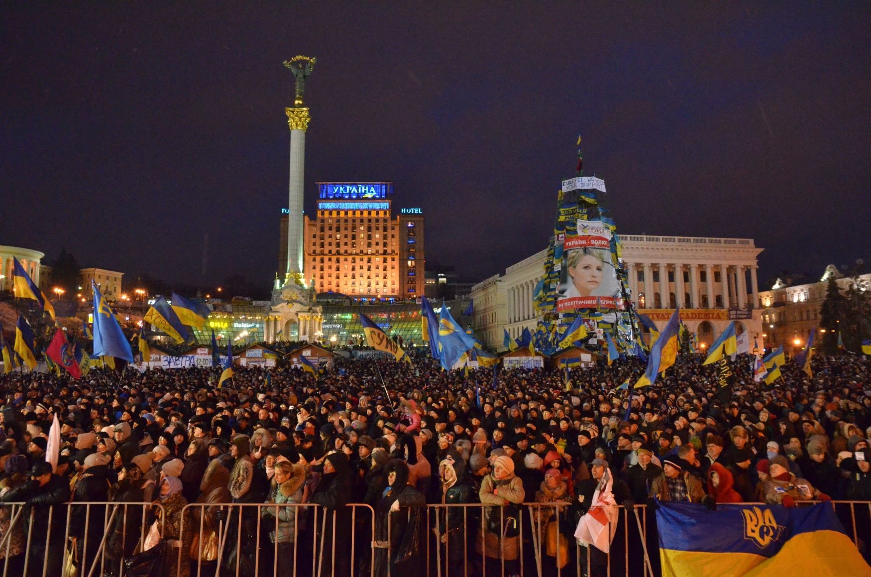 Kyjevský Majdan v roce 2013