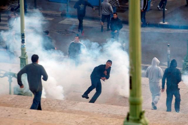 Nepokoje PSG - Marseille