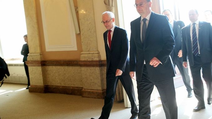 Herman Van Rompuy na návštěvě v Praze