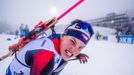 SP v biatlonu 2018/19, Oberhof, štafeta mužů: Jakub Štvrtecký v cíli