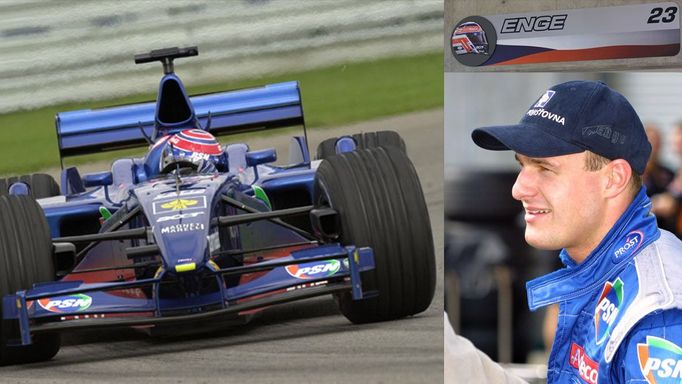 Tomáš Enge ve formuli 1 Prost v roce 2001