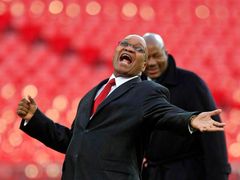 Jihoafrický prezident Jacob Zuma už se těší.
