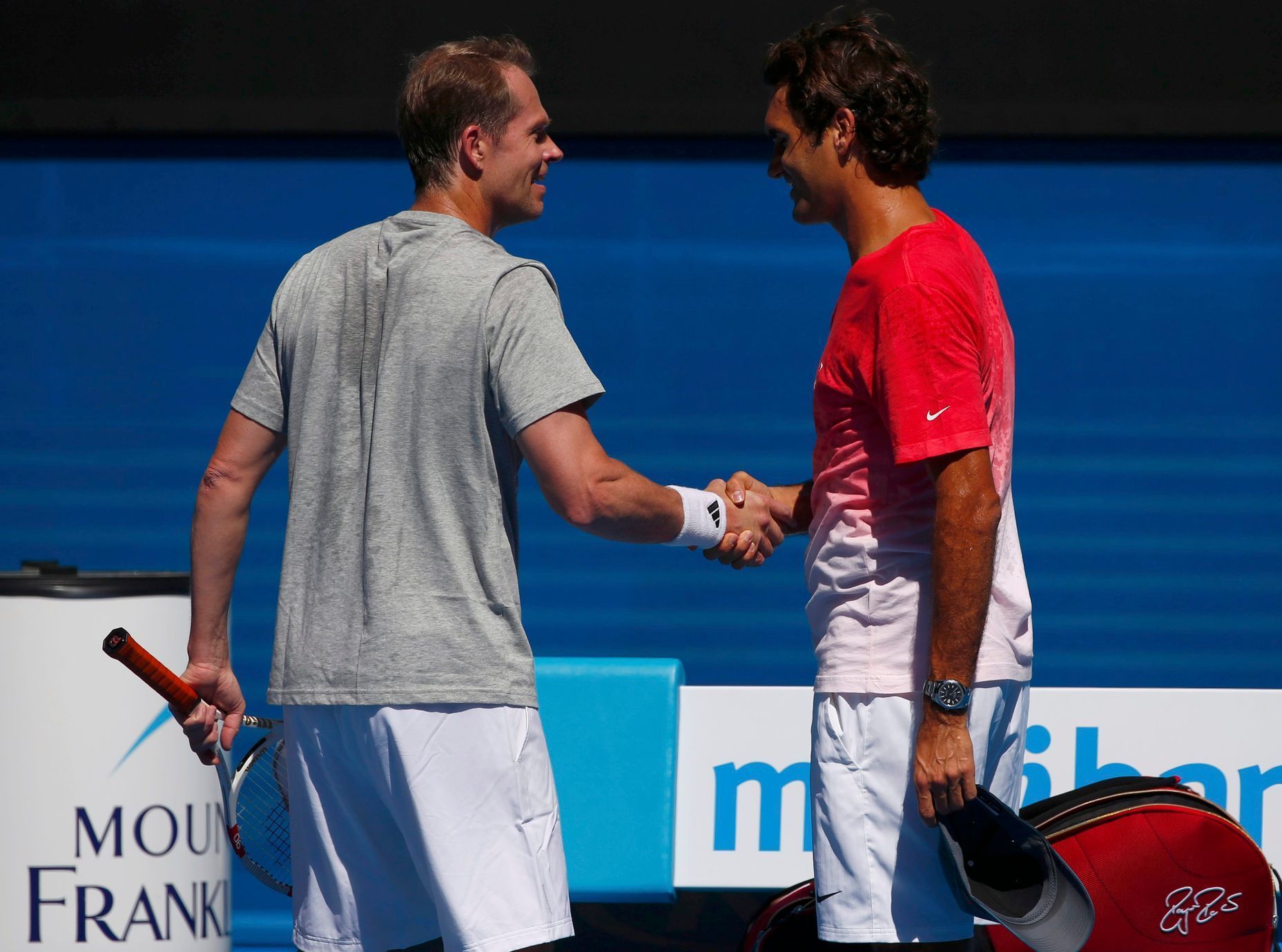 Stefan Edberg a Roger Federer