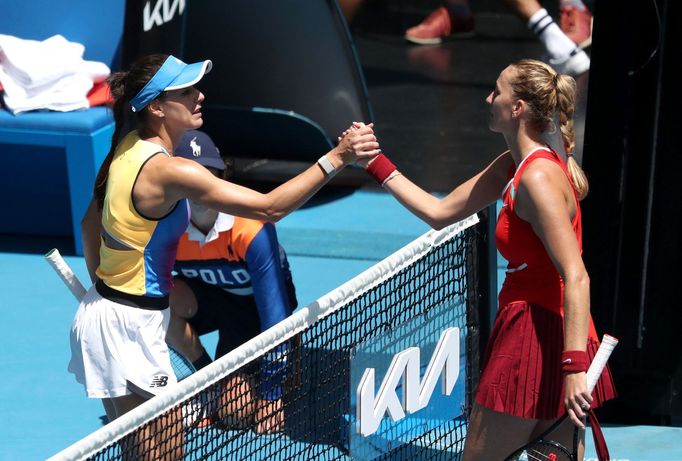 Australian Open 2022, 2. den (Cirsteaová, Kvitová)