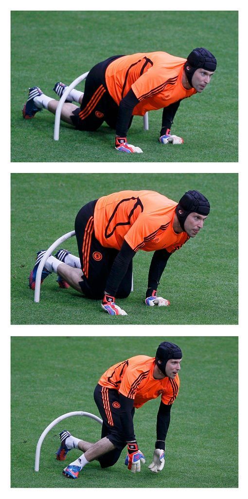 Finále Ligy mistrů, Chelsea - Bayern, trénink