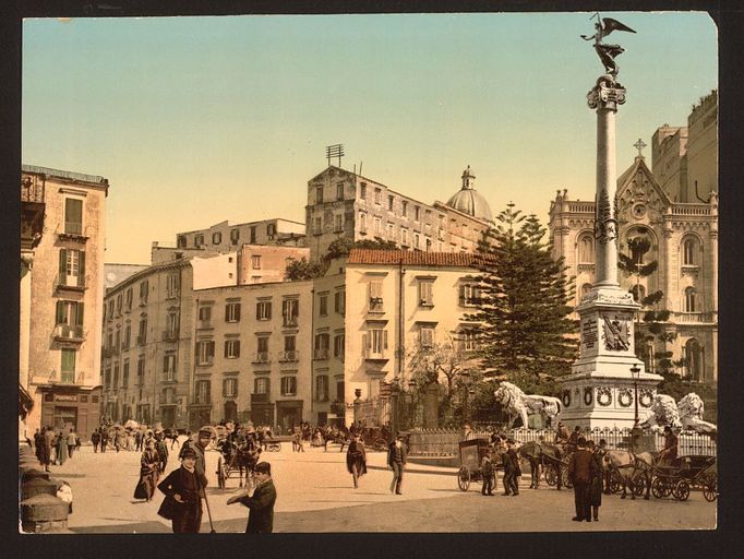 Jižní Itálie - fotochorom - Library of Congress 1900