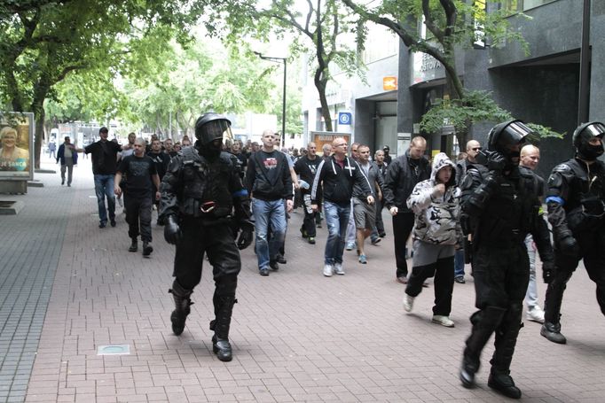 Demonstrace na Slovensku proti imigrantům