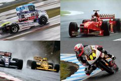 Nejen Senna a Schumacher, i Češi patří mezi Pány deště. Co třeba Kornfeil s Lackem?