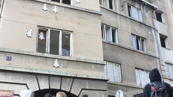 Police evict squatters from former spa house