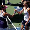 Tereza Martincová a Karolína Plíšková v 1. kole US Open