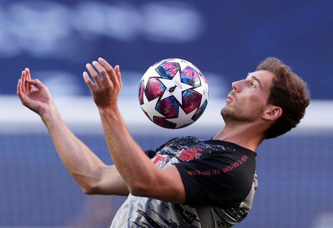 Leon Goretzka před čtvrtfinále LM Barcelona - Bayern