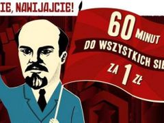 Lenin v polské reklamě.