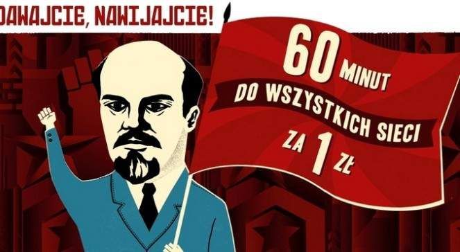 Lenin v polské reklamě
