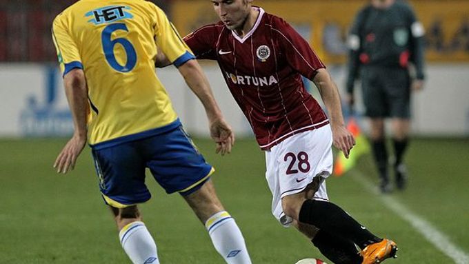 Miroslav Matušovič v zápase proti Teplicím