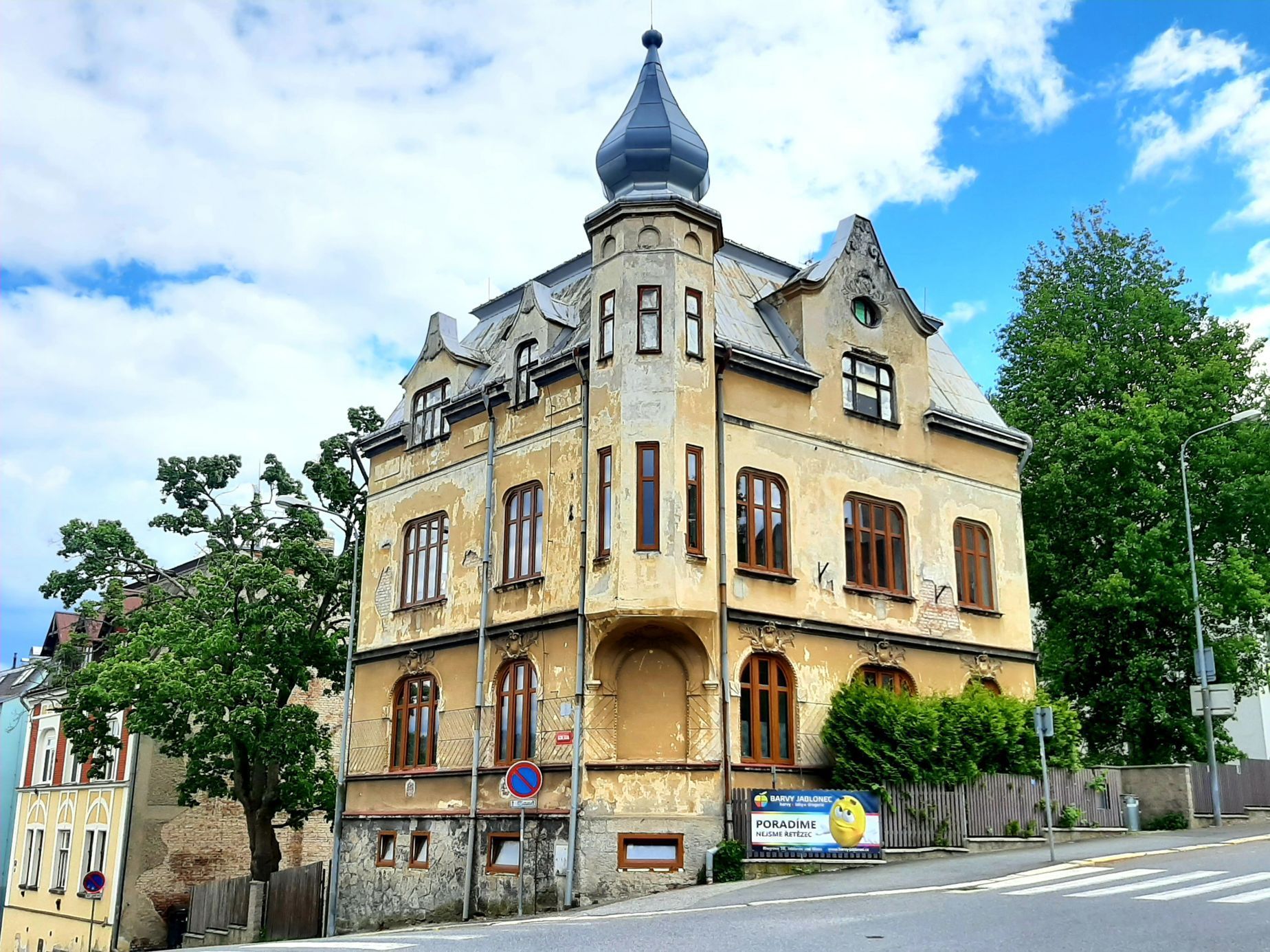 Jablonec, vily, architektonické vycházky