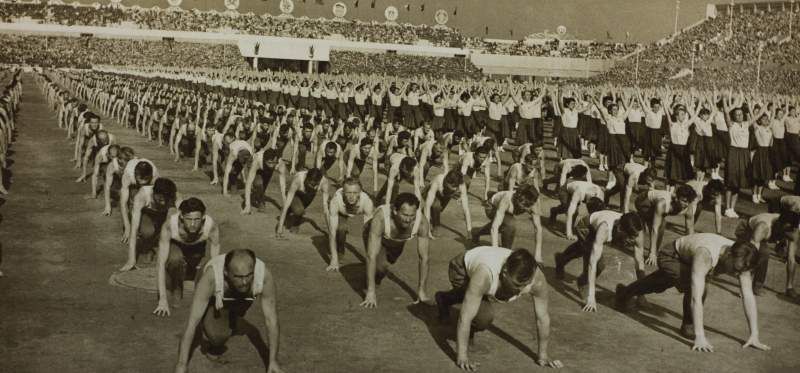 První spartakiáda 1955