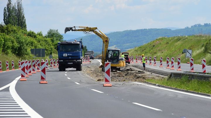 Na Přerovsku začala stavba nového úseku dálnice D48. Za tři roky má být hotovo; Zdroj foto: ČTK