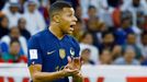 Kylian Mbappé v osmifinále MS 2022 Francie - Polsko