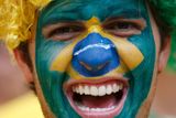 Přesto brazilští fanoušci nepřestali věřit ve vítězství...
