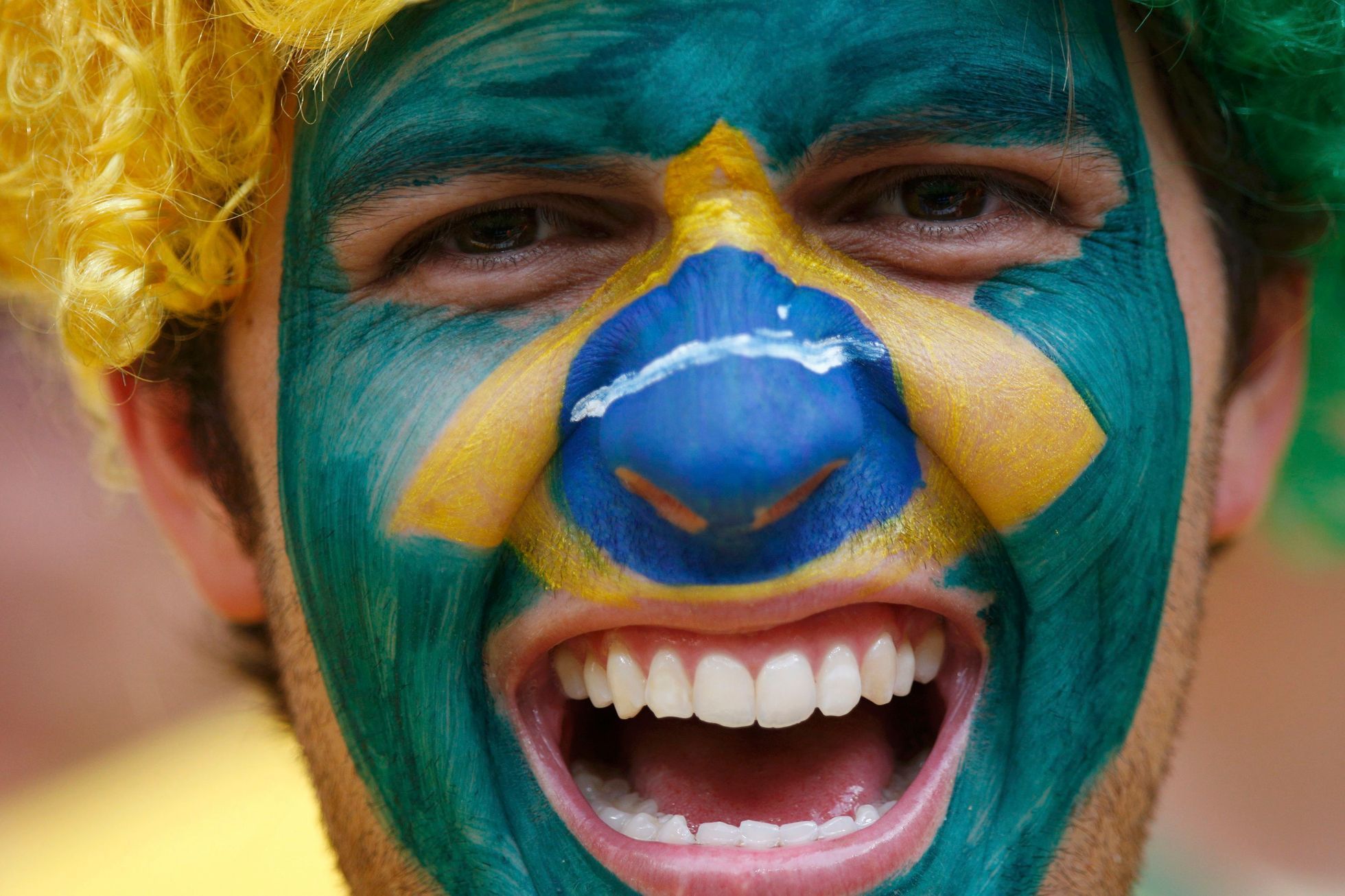 MS 2014, Brazílie-Nizozemsko: brazilští fanoušci