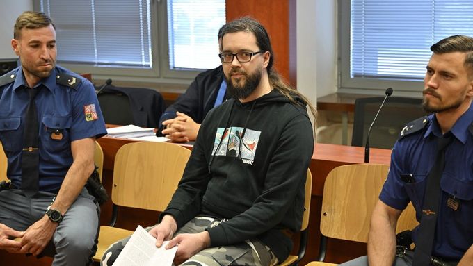 Jednání krajského soudu s Jiřím Lobotkou obžalovaným ze založení obřího požáru v roce 2022 v Českém Švýcarsku, 16. května 2024, Ústí nad Labem.