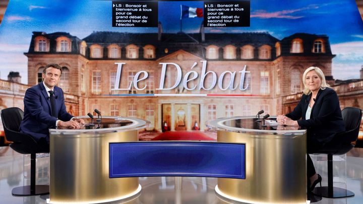 Ohnivá debata ve Francii. Macron obvinil Le Penovou ze závislosti na Rusku; Zdroj foto: Reuters