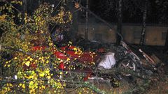 Nehoda vozu značky Ferrari na Kroměřížsku