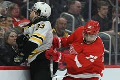 Boston - Detroit 4:1. Pastrňák napomohl k obratu Bruins jednou brankou