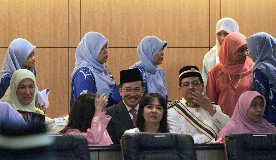 Anwar Ibrahim v parlamentu