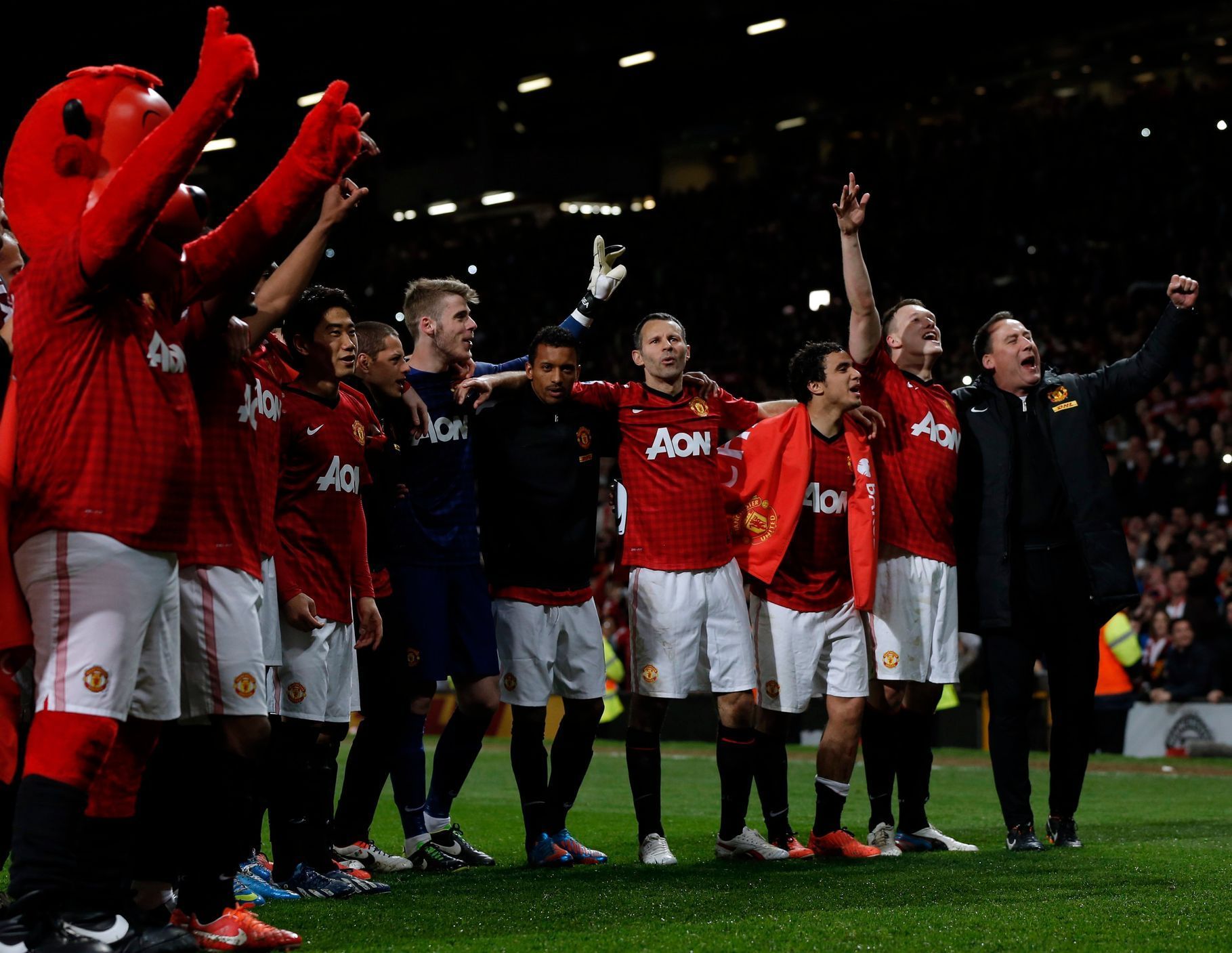 Manchester United - Aston Villa: Manchester získal 20. titul