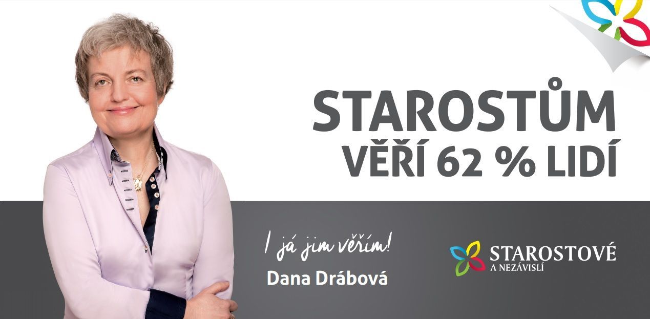 Daniela Drábová na billboardu STAN