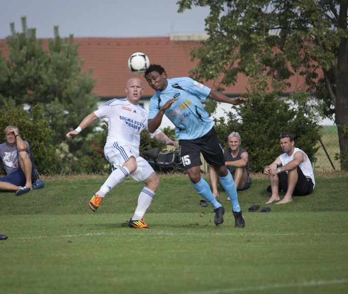 Přátelské fotbalové utkání: SK Sigma Olomouc - FC Nitra (0:1) hrané v Slatinicích na Olomoucku 4. července 2012.