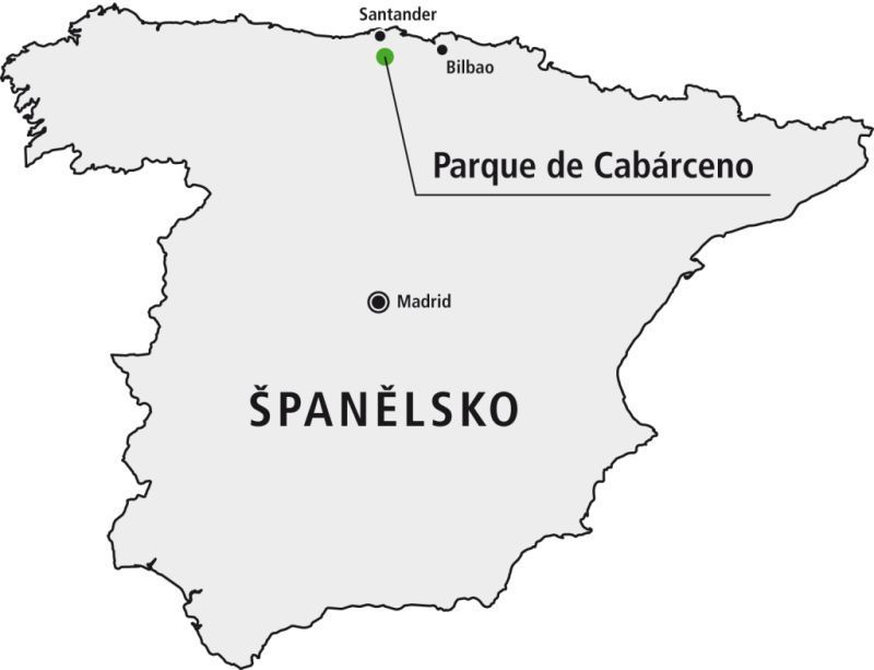 Moja se stěhuje - mapa Španělska