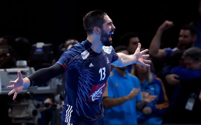 Nikola Karabatic ve finále MS v házené