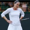 Jelena Jankovic of Serbia reacts during her women's singles