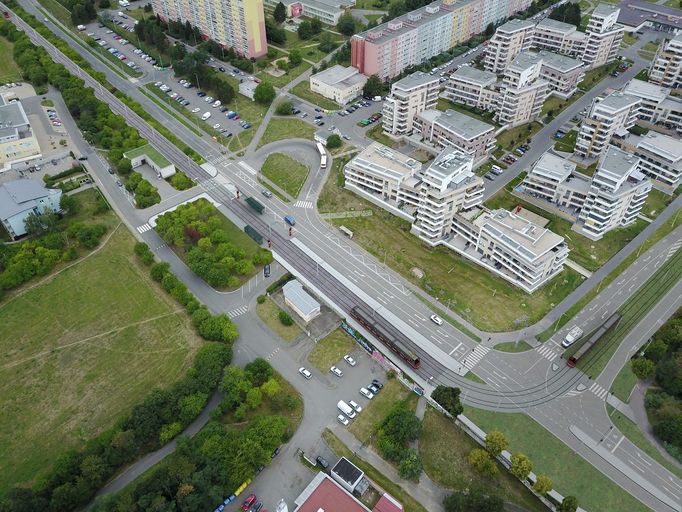 Vizualizace nové tramvajové trati z Modřan do Libuše