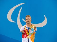 Arnošt Petráček, zlatý medailista z paralympiády v Riu de Janeiru.