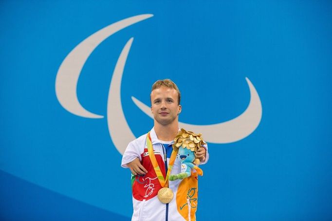 Arnošt Petráček, zlatý medailista z paralympiády v Riu de Janeiru.