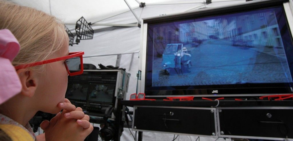 Natáčení českého 3D filmu V peřinách