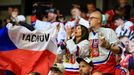 Čeští fanoušci na hokejovém MS 2025 v Herningu