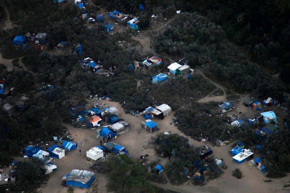 Francie Calais uprchlíci