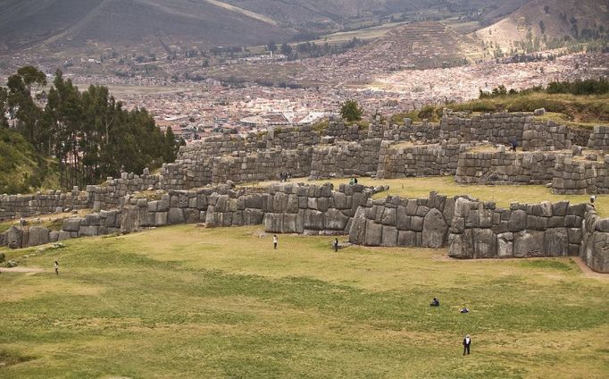 pevnost Sacsayhuaman v Cuzcu, Peru