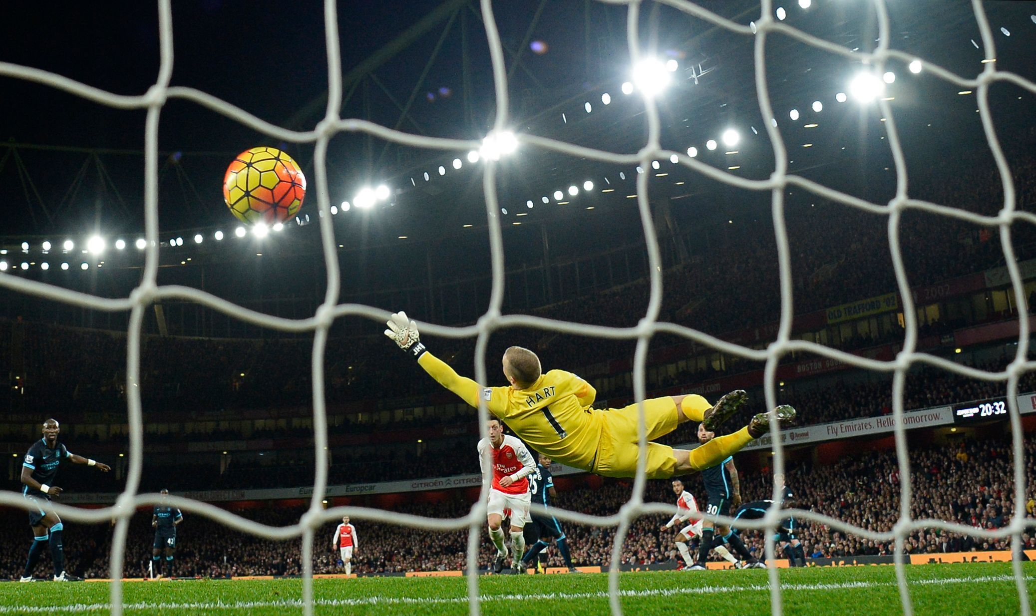Arsenal-Manch. City: Theo Walcott dává gól na 1:?0